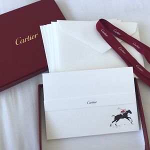 Authentic Cartier stationary